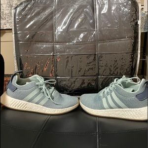 Adidas NMD R2 Raw Steel Ash Green Women's 9